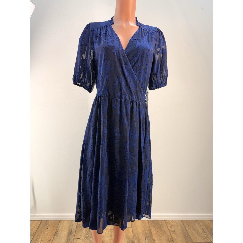 Draper James Women Dress Sz M Flare Flowers New W/Tag - Picture 4 of 17